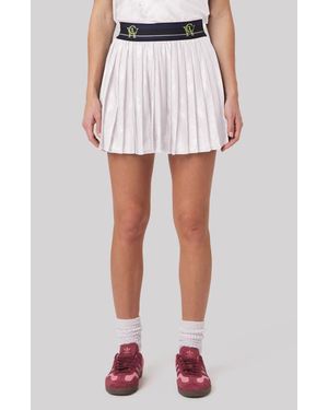 Williams Athletic Club Celine Pleated Golf Miniskirt - White