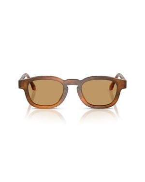 Armani 48Mm Rectangle Sunglasses - Natural