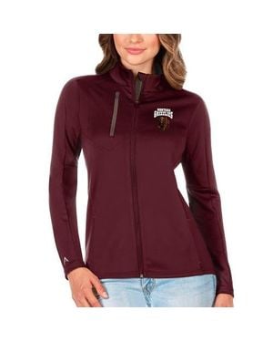 Antigua Graphite Montana Grizzlies Generation Full-Zip Jacket - Red