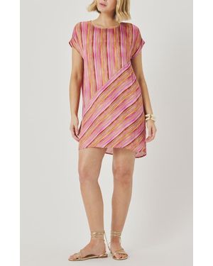 Splendid Kelsea Stripe Minidress - Red