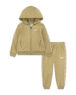 Nike Kids' Dri-Fit Zip Hoodie & Sweatpants Set - Natural