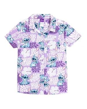 Disney Short Sleeve Button Down Shirt - Blue