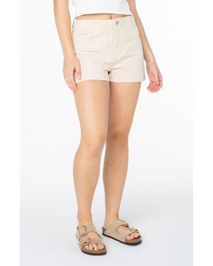 Roxy Throwback Corduroy Shorts - White