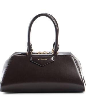 Givenchy Small Antigona Leather East/West Satchel - Black