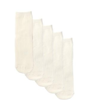 Stems 5-Pack Everyday Ankle Socks - White