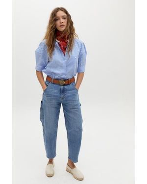 Lanhtropy Ambar Denim Pants - Blue