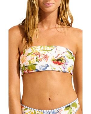 Seafolly Reversible Tube Bikini Top - Black