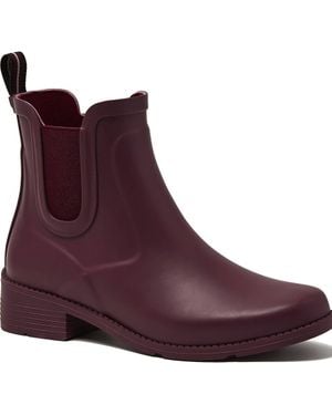 Lands' End Rubber Chelsea Rain Boots - Purple