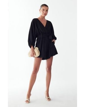 ST MRLO Maya Romper - Black