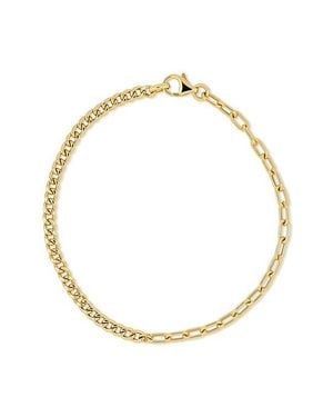 Bony Levy 14K Mixed Link Chain Bracelet - Metallic