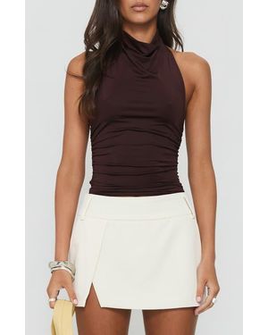 Princess Polly Giggle Halter Top - Brown