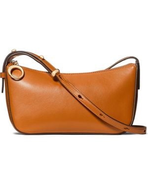 Kate Spade Halo Fine Grain Leather Crossbody Bag - Brown
