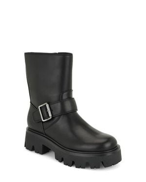 Nine West Ryder Faux Leather Boot - Black