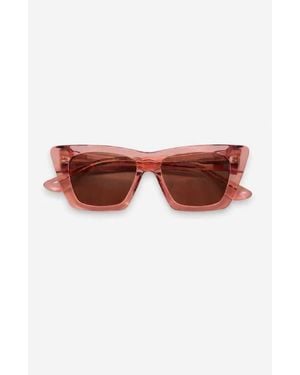 INDY Uptown Square Polarized Sunglasses - Brown