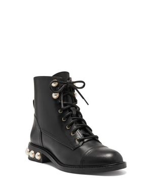 Louise Et Cie Vesna Stud Combat Boot - Black