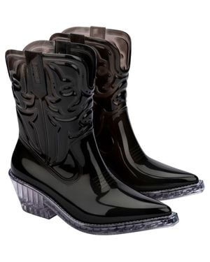 Melissa Texas Western Boot - Black