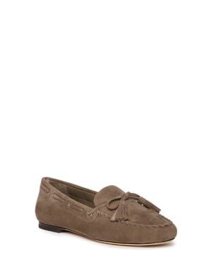 PAIGE Ezra Tassel Loafer - Brown