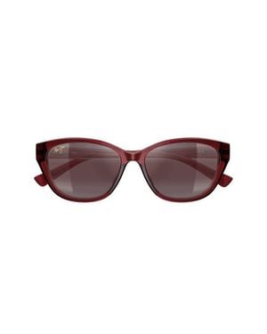 Maui Jim 54Mm Polarized Gradient Cat Eye Sunglasses - Purple