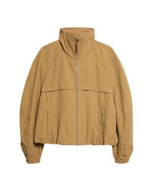 Acne Studios Odill Water Repellent Peached Nylon Jacket - Natural