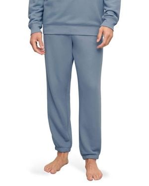 Eberjey Cotton & Modal French Terry Pajama Sweatpants - Blue