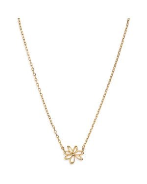 Estella Bartlett Wildflower Pendant Necklace - Metallic