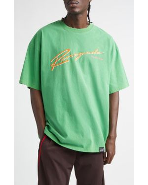 Martine Rose Oversize Graphic T-Shirt - Green