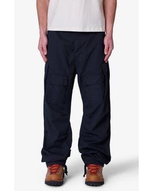 MNML Ultra Baggy Ripstop Cargo Pants - Blue