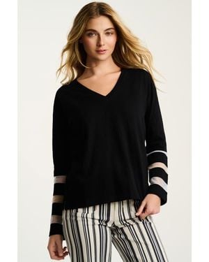 Lisa Todd Mesh Fest Tee - Black