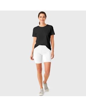 City Threads USA-Made Soft 100% Cotton Bike Short - White