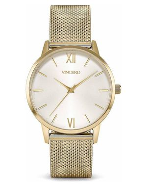 Vincero Petite Eros Mesh Strap Watch, 33Mm - Metallic