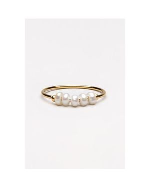 Atolea Mini Pearls Ring - White