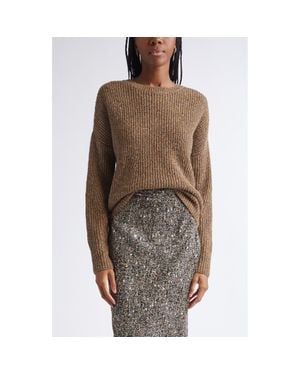 St. John Wool Blend Sweater - Brown