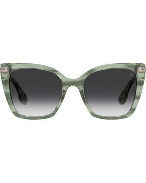 Stuart Weitzman 55Mm Square Sunglasses - Gray
