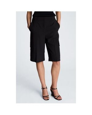 Kenneth Cole Cargo Pocket Walking Shorts - Black