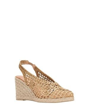 Andre Assous Pamala Slingback Wedge Pump - Natural