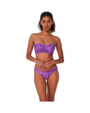 Sunsets Loretta Bandeau Bikini Swimsuit Top - Red