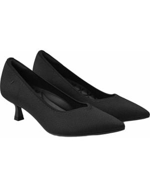 VIVAIA Pointed-Toe Kitten Heels - Black