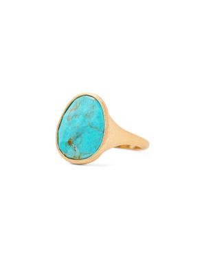 Marco Bicego Lunaria 18K & Semiprecious Stone Cocktail Ring - Blue