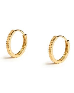 ZARUX Golden Halo Hoops 2Mm - Metallic