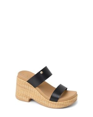 Reef Sunset Ibiza Platform Slide Sandal - Multicolor