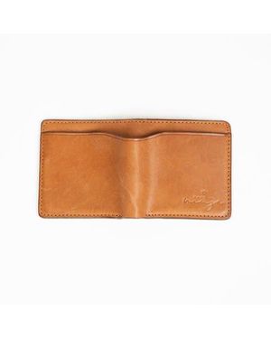 Minga Leather Foldable Wallet - Brown