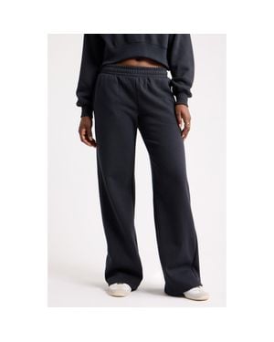 BP. Low Rise Wide Leg Sweatpants - Blue