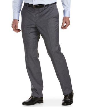 JV Reflex Big & Tall Stretch Dress Pants - Gray