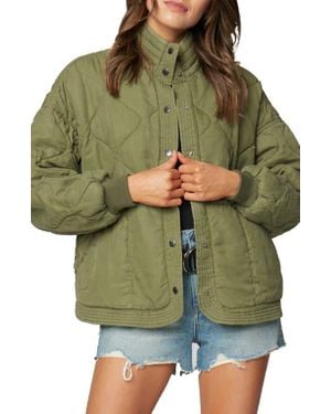 Blank NYC Quilted Jacket - Green