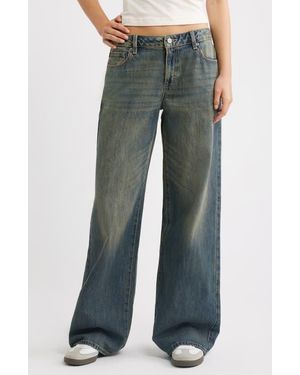 PacSun Casey Low Rise Baggy Jeans - Gray