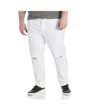 True Nation by DXL Big & Tall Tapered-Fit Jeans - White