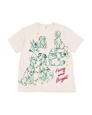 Disney Holiday Short Sleeve T-Shirt - White