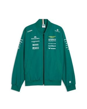 PUMA Aston Martin F1 Replica Water Repellent Jacket - Green