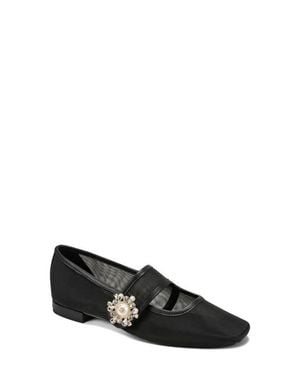 KARL LAGERFELD Sabelle Mary Jane Flat - Black