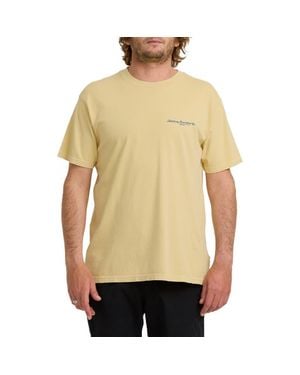 Billabong Suspects Premium Short Sleeve Graphic T-Shirt - Yellow